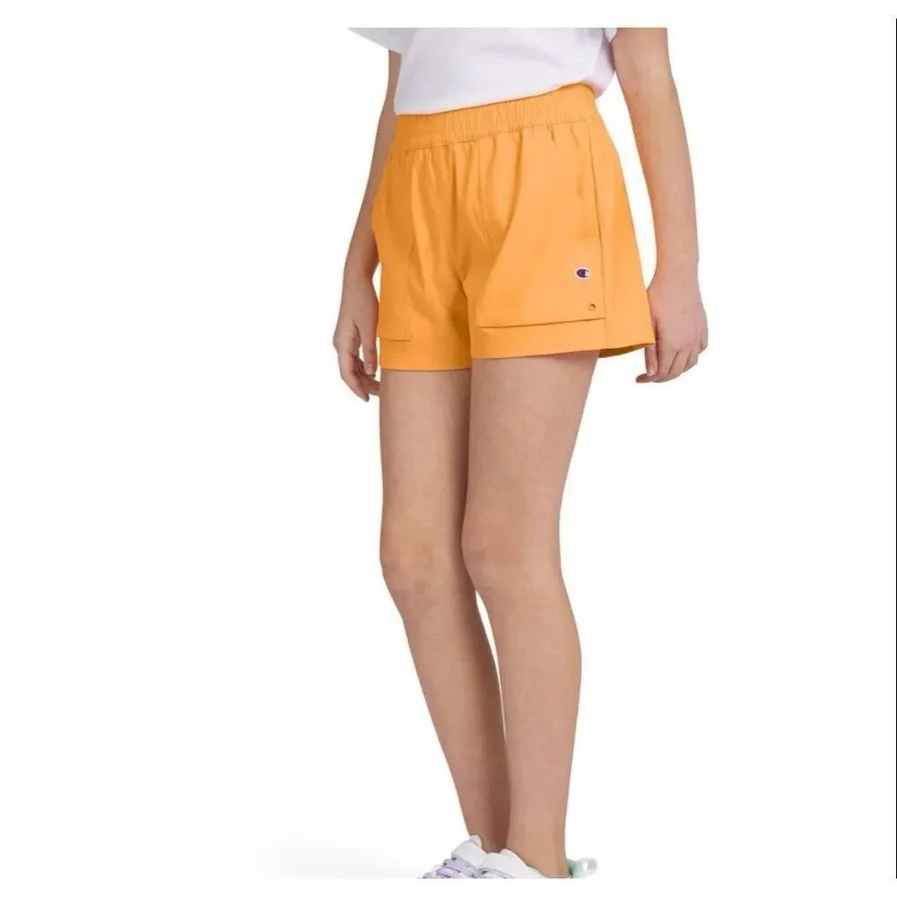 Champion Big Girls' Woven Shorts in peach size L 14 NWT